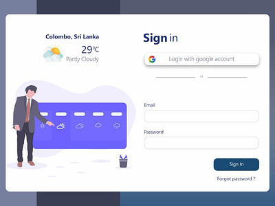 Weather monitoring application login screen adobe cxd mobile app mobile app design mobile application mobile apps mobile design modern design photoshop sleekdesign sri lanka srilanka trending ui design uidesign uiux user experience design ux design uxd uxdesigner