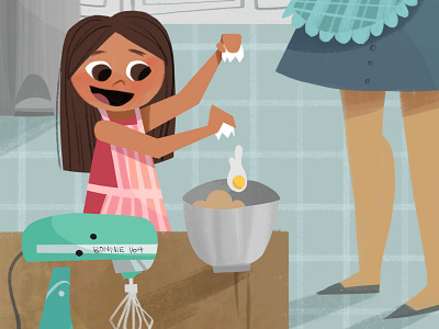 Baking Together - Crop 1 digital art digital illustration illustration photoshop