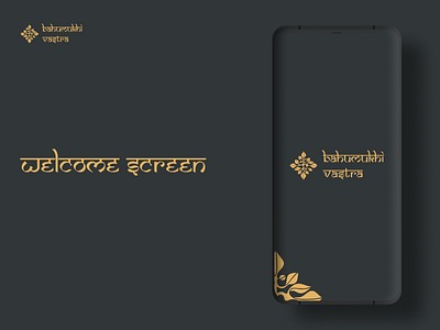 Bahumukhi Vastra App Design - 1 app app design branding clothing ethnic india logo minimal premium traditional ui