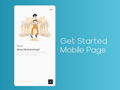 Get Started android app design app design illustration mobile app design mobile ui ui ux