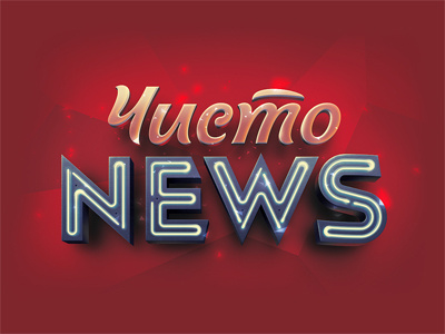 Chisto news broadcast font logo neon news red