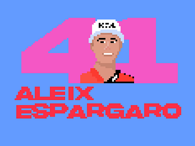 Aleix Espargaro aseprite minimal motogp pixel art