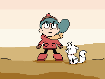 Hilda hilda minimal pixel art