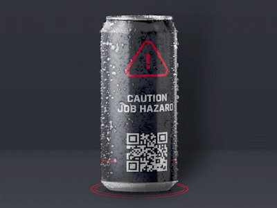 OMG Energy - Setapp's Drink brand can drink liquid mockup motion omg print