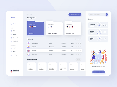 Drive Storage by Rafał Staromłyński for Setapp on Dribbble