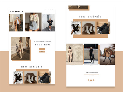 E commerce page