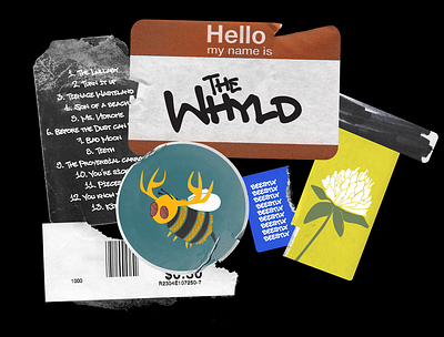 The Whyld: Beestly 2d album art art direction brand development concept creative direction design illustration music