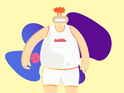 Hello Dribbble vector illustration