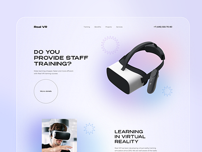 Website Design Concept - Real VR