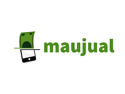 Maujual - Logo Design app branding design logo ui visual design web