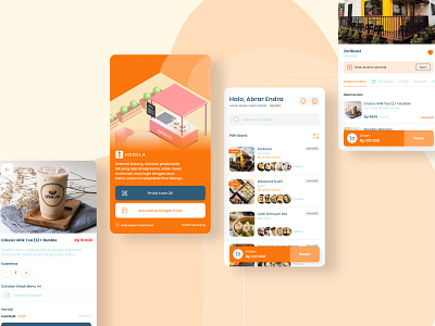 Hooela Mobile Apps Design application beverage food mobile ui ux