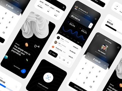 Bank & Payment Application UI, Maat app ui application ui bank app bank application banking bussiness cash credit debit design financial money payment payment app ui ui design uidesign uiux user interface ux