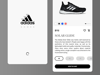 Nike Shoes App UI Design