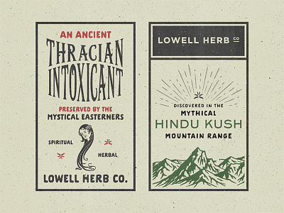 Design for Lowell Smokes branding cannabis graphics identity typography