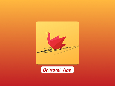 Origami app logo dailyui day005 design logo logodesign mobileapp ui ui design