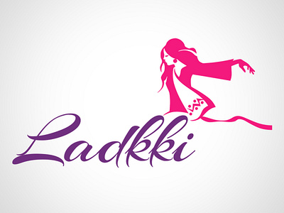 Ladkki - Online Shopping branding illustration typography vector