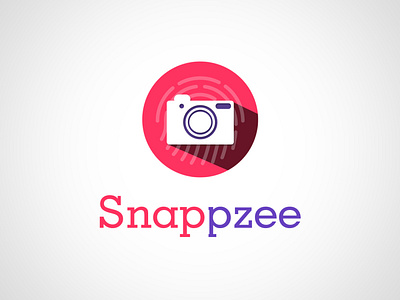 Snappzee - Photo Printing branding icon illustration typography vector