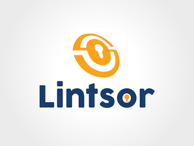 Lintsor illustration logo typography vector