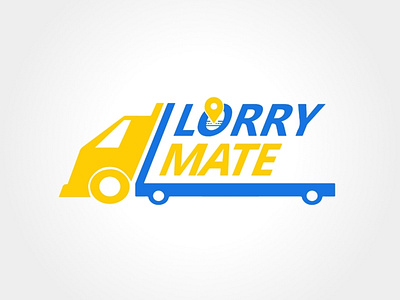 LorryMate branding design icon illustration logo vector