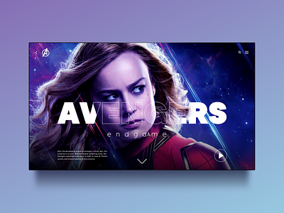 Avengers - Web design