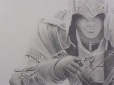 Assassins Creed pencil portait