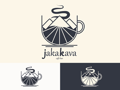 Strong Coffee (Jaka Kava) logo branding coffee design digital identity illustration logo shop vector visual