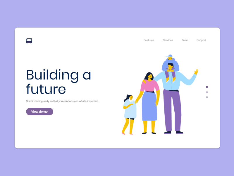 Investment Website Concept