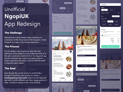 An Unofficial Redesign on The NgopiUK App adobexd app design mobile prototype redesign ui uiux unofficial unsplash ux