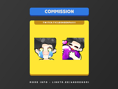 Twitch Emote Chibi art cartoon character characterdesign chibi cute doodle drawing illustration procreate