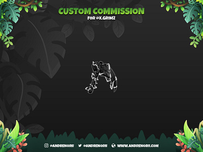 Twitch Emote Commission Chibi Reaper art cartoon character characterdesign chibi cute doodle drawing illustration procreate sketch
