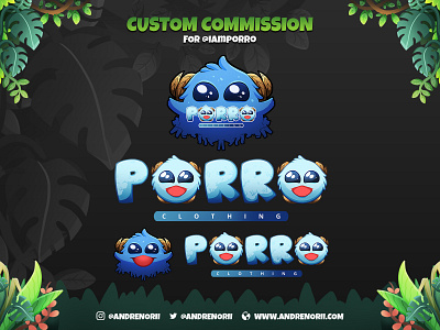 Twitch Logo Commission Chibi Poro art cartoon character characterdesign chibi cute doodle drawing illustration procreate sketch