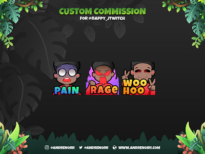 Twitch Emote Commission Chibi Boy art cartoon character characterdesign chibi doodle drawing illustration procreate sketches