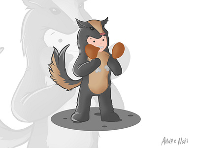 Cumalco - Wolf animal art cartoon character characterdesign concept cute design digitalart digitaldrawing doodle drawing illustration procreate sketch sketchbook sketches sketchs wolf wolfman