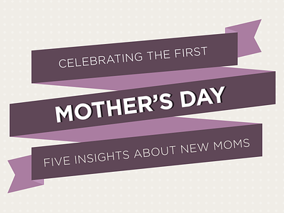 Mother's Day Infographic Banner banner flat gotham mothers day purple