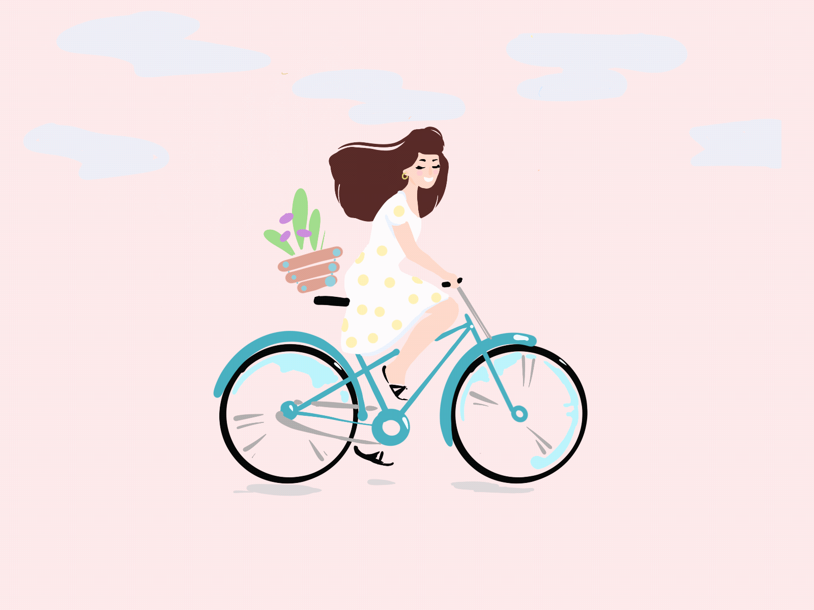 Bike ride by Anna Serhiienko on Dribbble