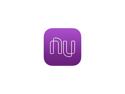 Nubank App Icon by Davi Andrade on Dribbble