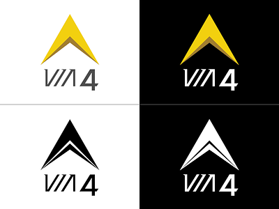 Via 4 brand branding identity logo redesign via 4 via quatro