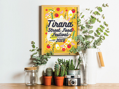 Tirana Street Food Festival / Brand - Poster Concept Proposal branding design festival food icon illustration logo typography vector