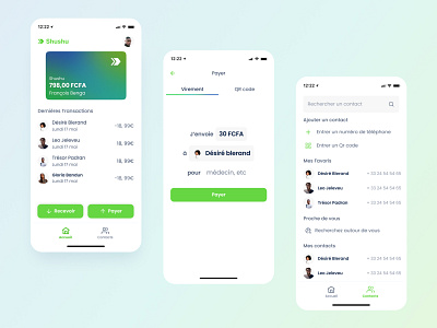 Shushu app app design green money money app ui uiux ux uxdesign