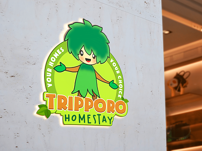 Tripporo Homestay - Logo branding design illustration logo logodesign vector