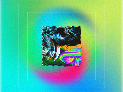LSD cd cover design illustration photoshop poster art