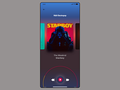 Music Player #DailyUi 009 009 adobe adobe xd app design ui ux daily 100 challenge dailyui design ui