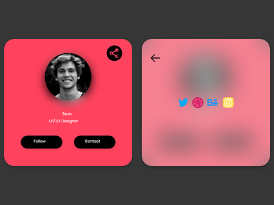 Social Share DailyUI 010 010 adobe adobe xd daily 100 challenge dailyui ui