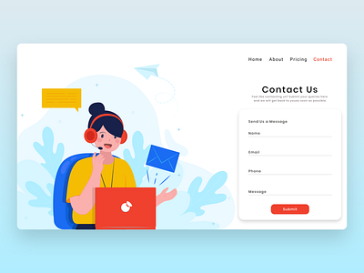 Contact Us DailyUI 028