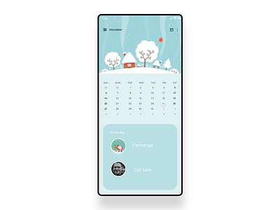 Calender Daily UI #038