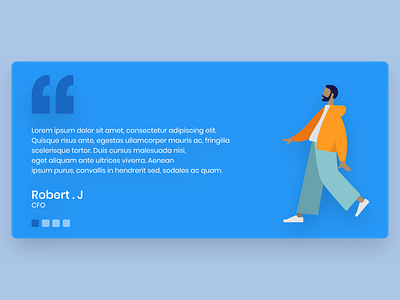 Testimonials DailyUI #039