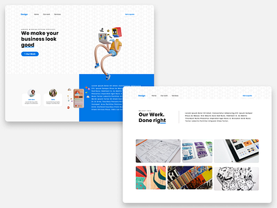 Design Agency Website - Concept