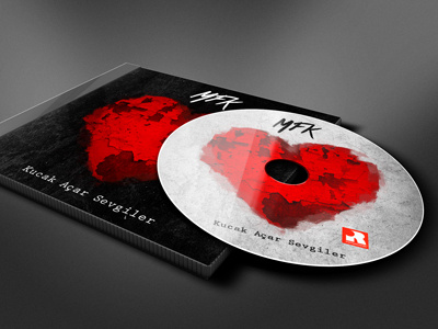 Mfk Music Album album album art cd cover design graphic graphic design illustration music red texture typography