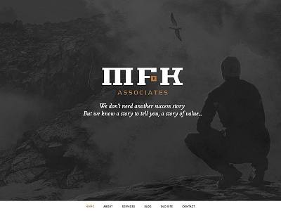 MFK Associates web branding business logo minimal ui web