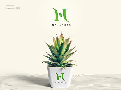 Kashpo logo design concept logo kashpo nature